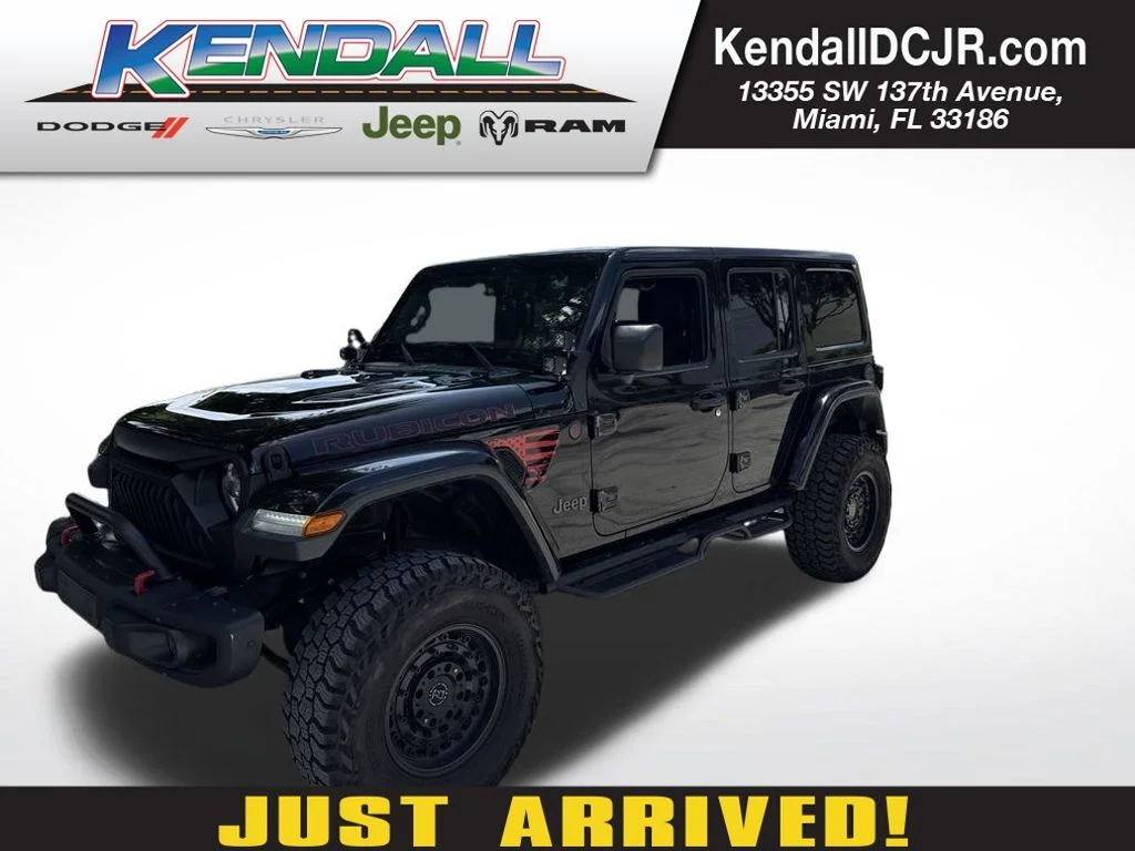 Used 2020 Black Jeep Unlimited Rubicon image 1