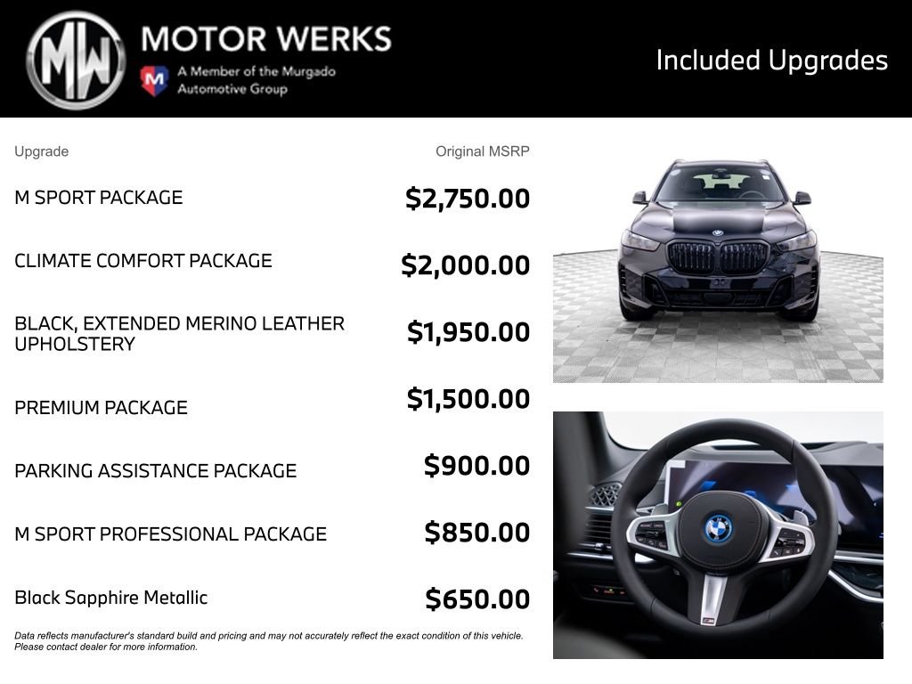New 2026 Black Sapphire Metallic BMW xDrive50e image 4