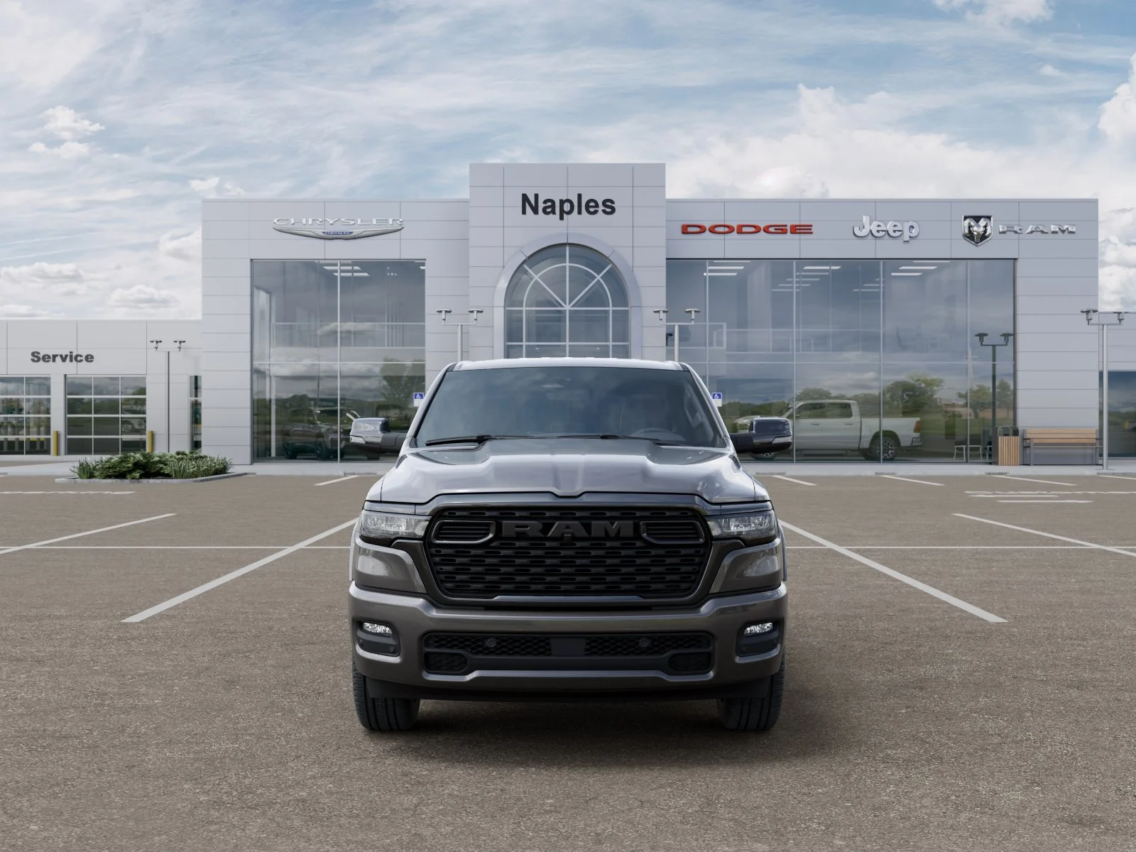 New 2026 Granite Crystal Metallic Clearcoat RAM Big Horn image 6