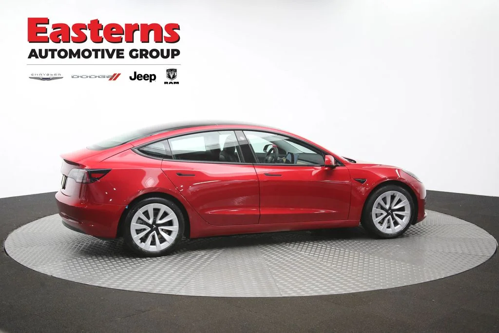 Used 2021 Red Tesla Standard Range Plus image 36
