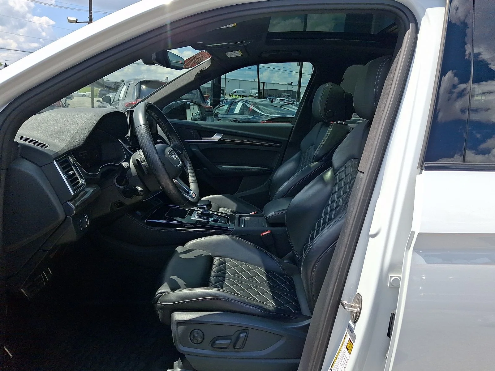 Used 2021 White Audi Premium Plus image 13