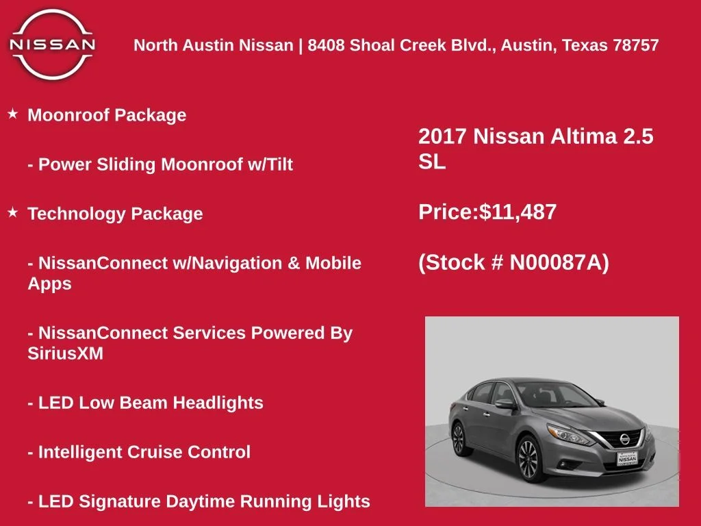 Used 2017 Gray Nissan 2.5 SL image 2