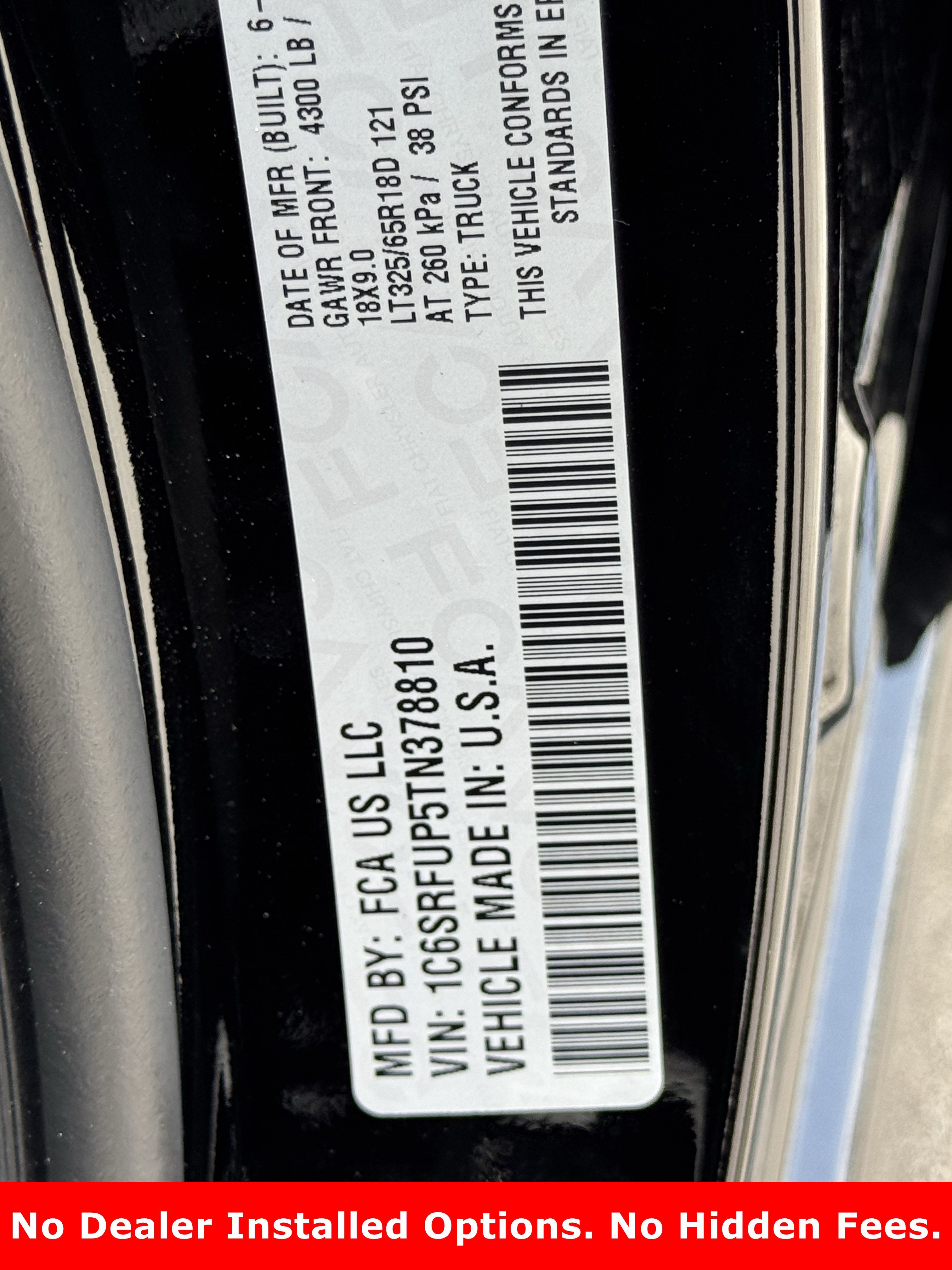 New 2026 Diamond Black Crystal Pearl-Coat Exterior Paint RAM RHO image 21