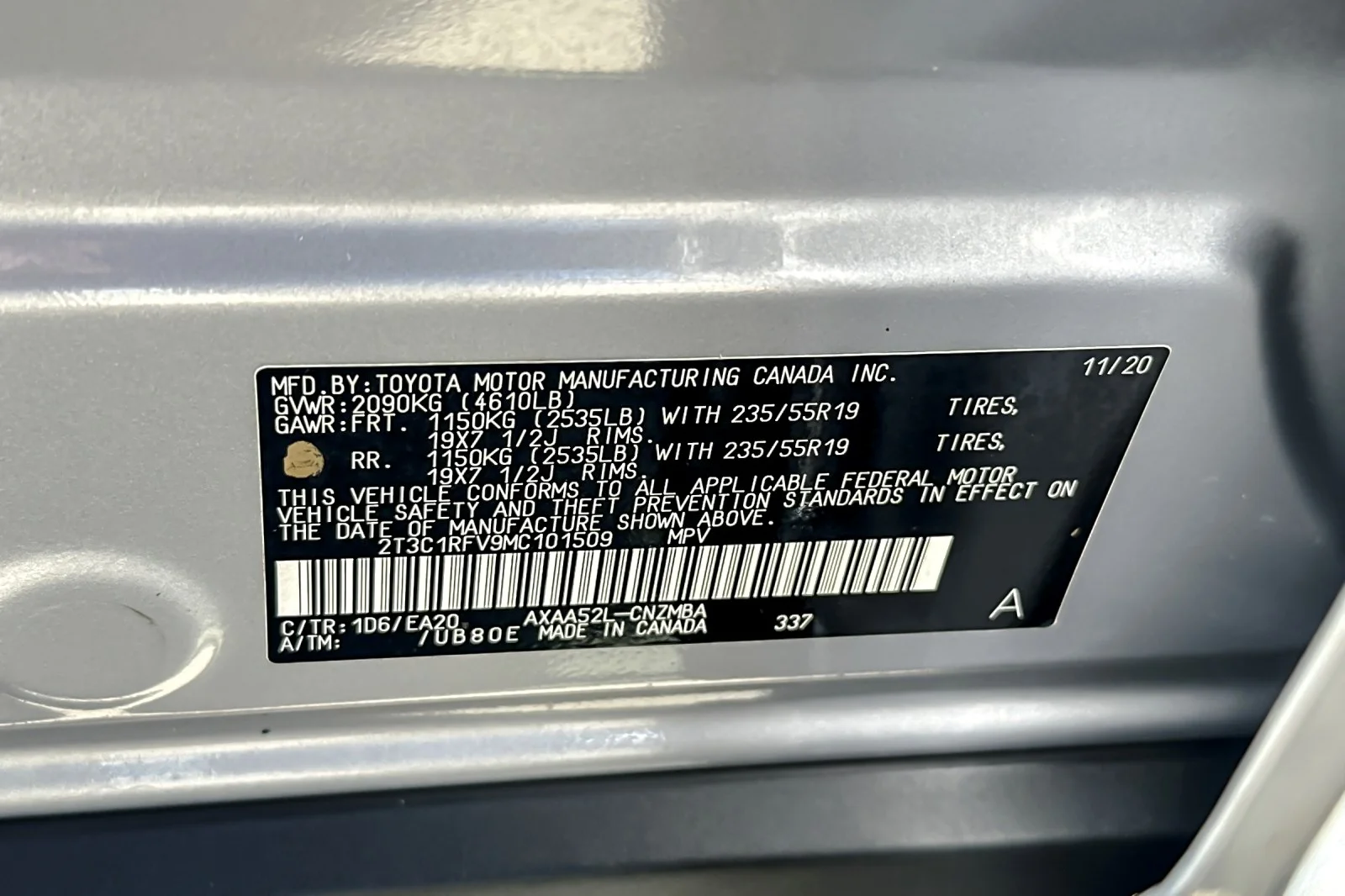 Certified Used 2021 Silver Sky Metallic Toyota XLE Premium image 27