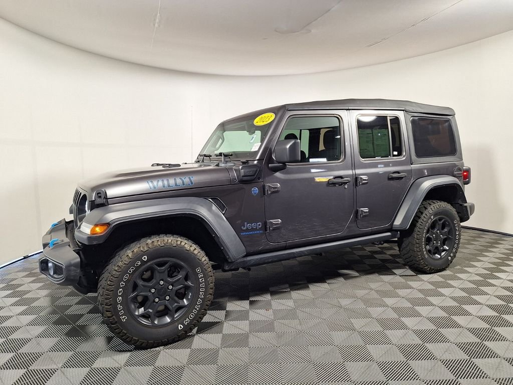 Used 2023 Gray Jeep Willys 4xe image 1