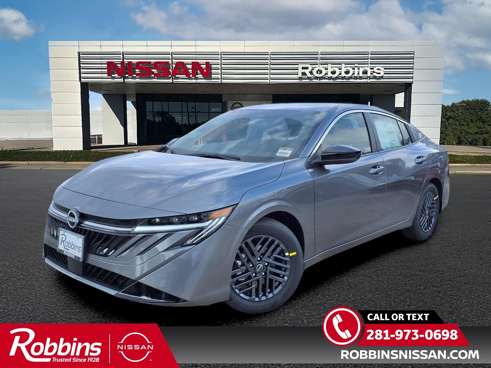 2026 Nissan Sentra SV Gray at Robbins Nissan