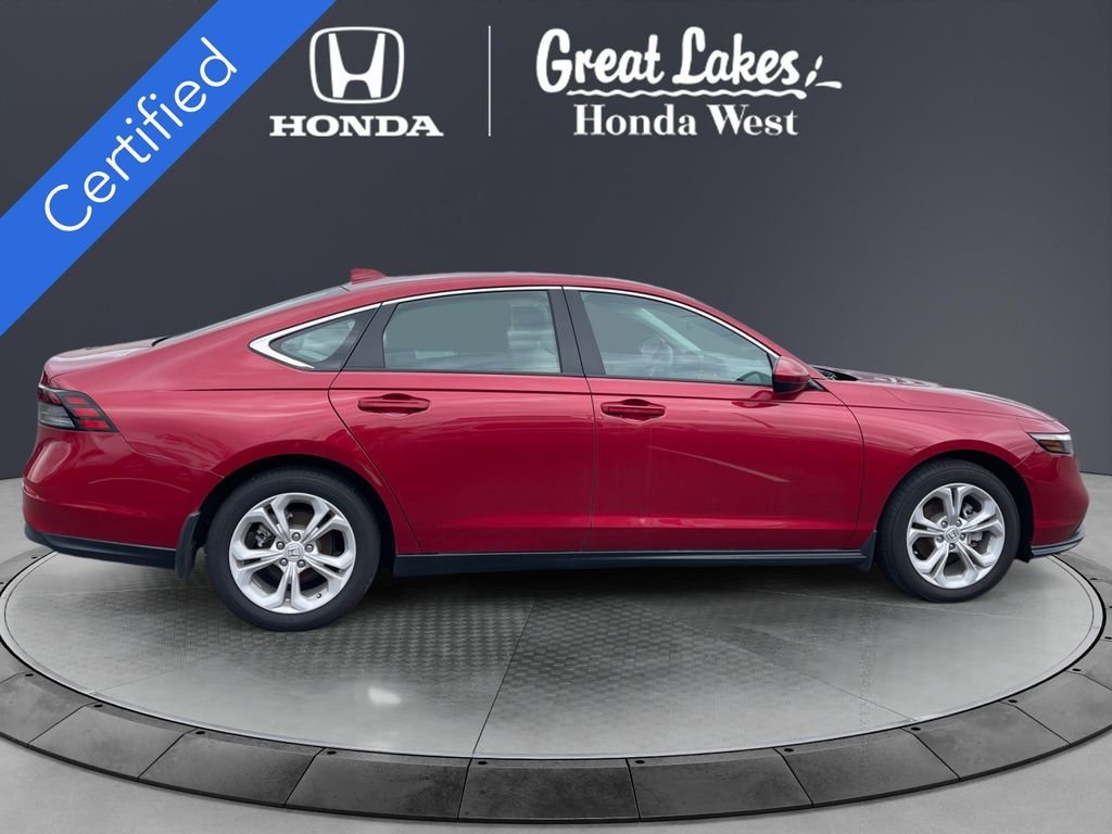 Certified Used 2025 Radiant Red Metallic Honda LX image 6