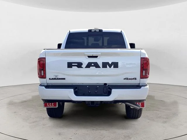 New 2026 Bright White Clearcoat Ram LARAMIE CREW CAB 4X4 6