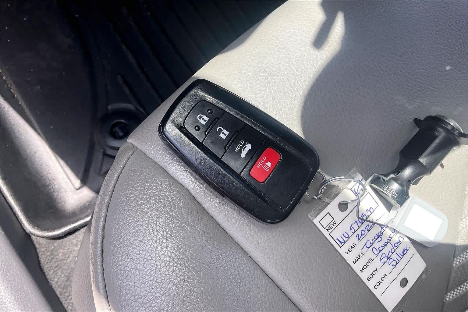 Used 2022 Celestial Silver Metallic Toyota Hybrid SE image 14