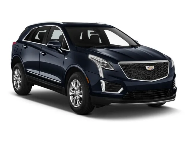 Used 2022 Dark Moon Blue Metallic Cadillac Luxury image 1