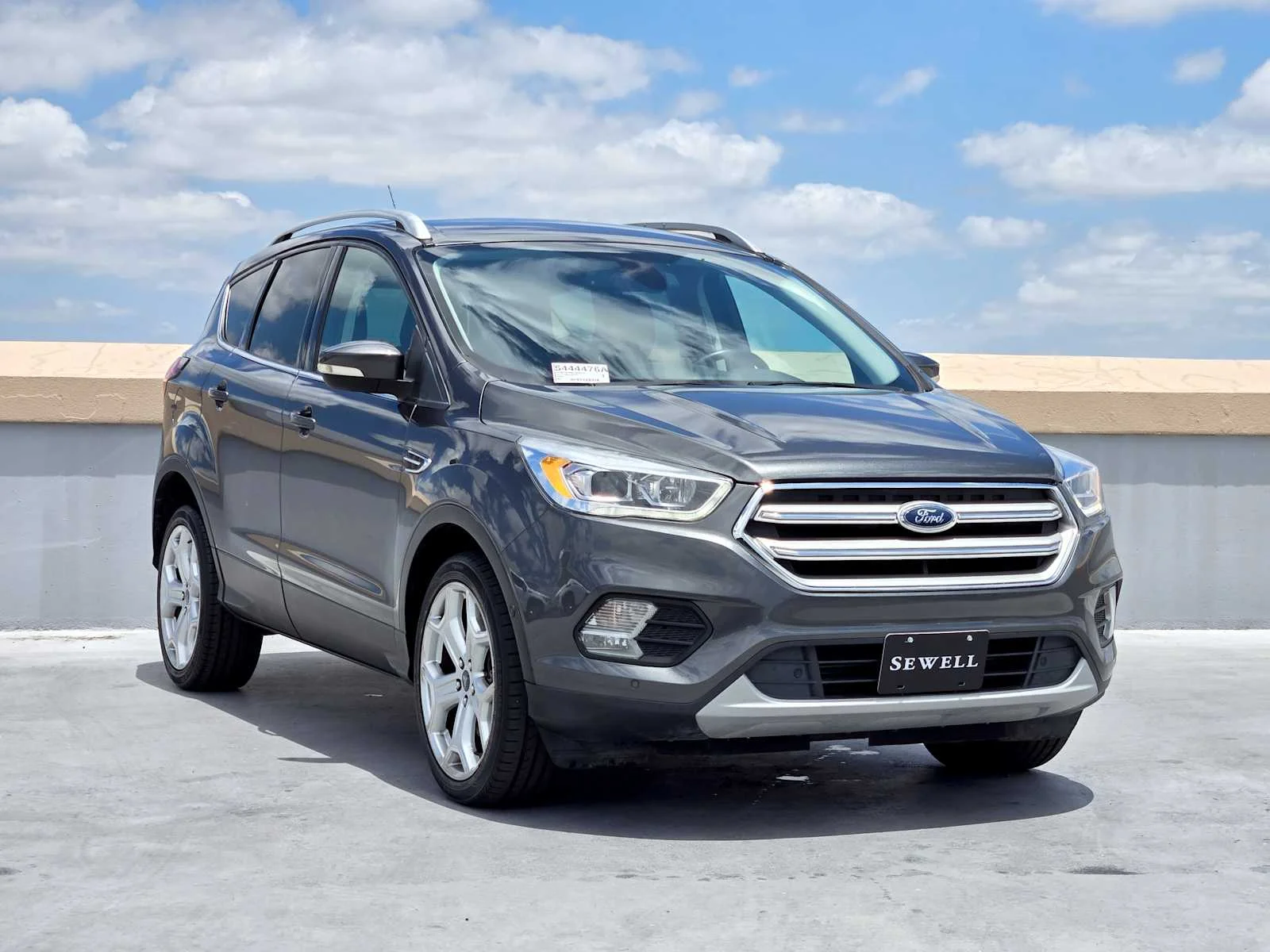 Used 2019 Magnetic Metallic Ford Titanium image 3