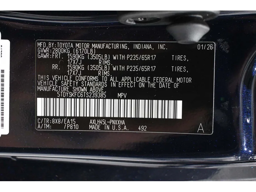 New 2026 BLUE Toyota XLE+ AWD Mobility Handicap Van image 31
