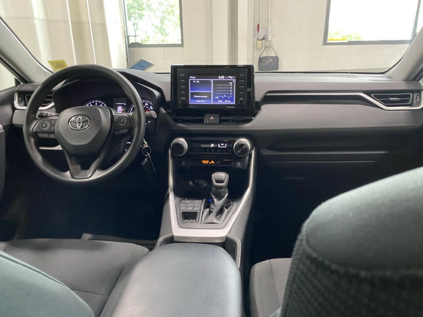 Used 2021 Super White Toyota LE image 12