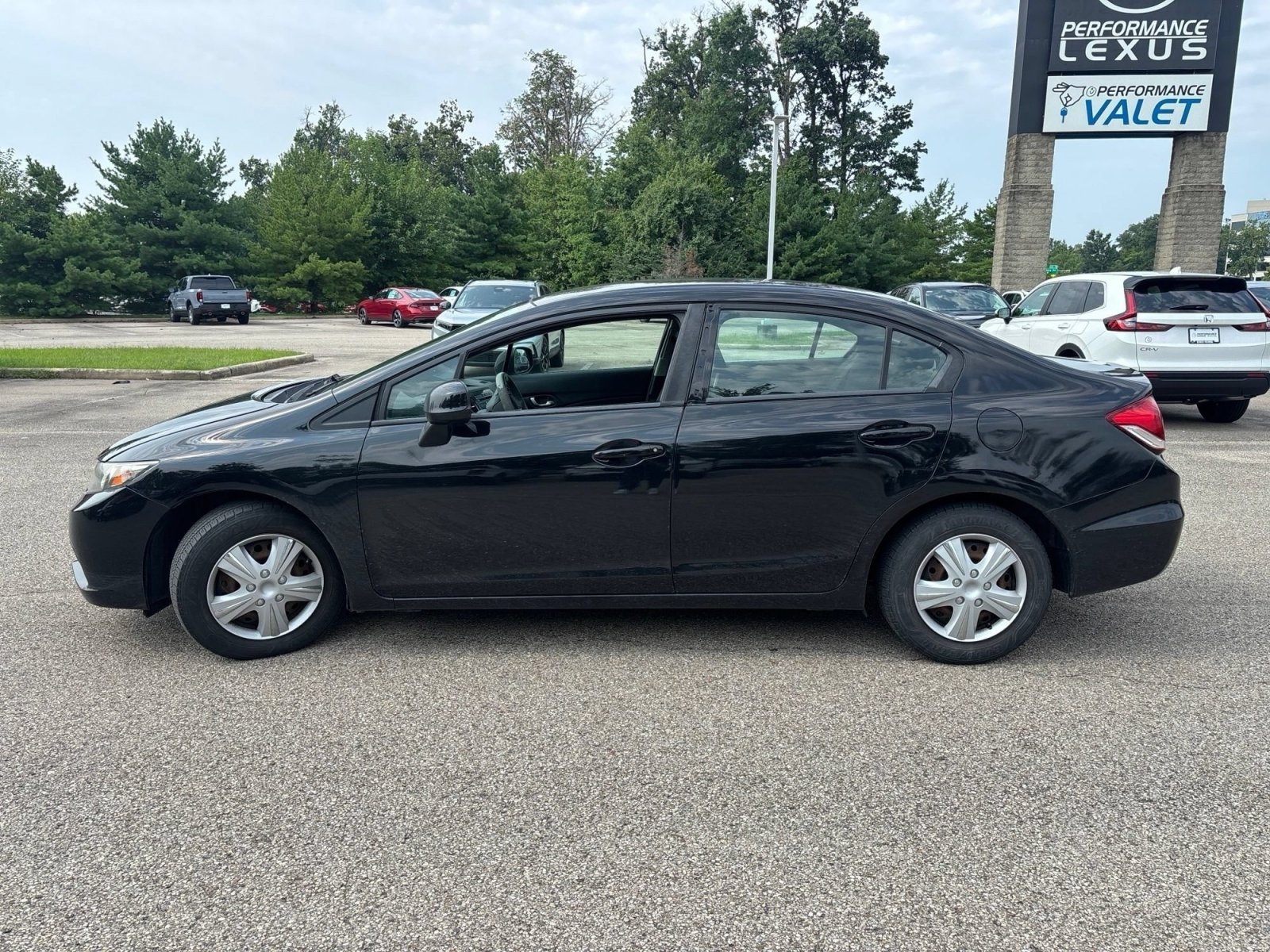 Used 2013 Crystal Black Pearl Honda LX image 2