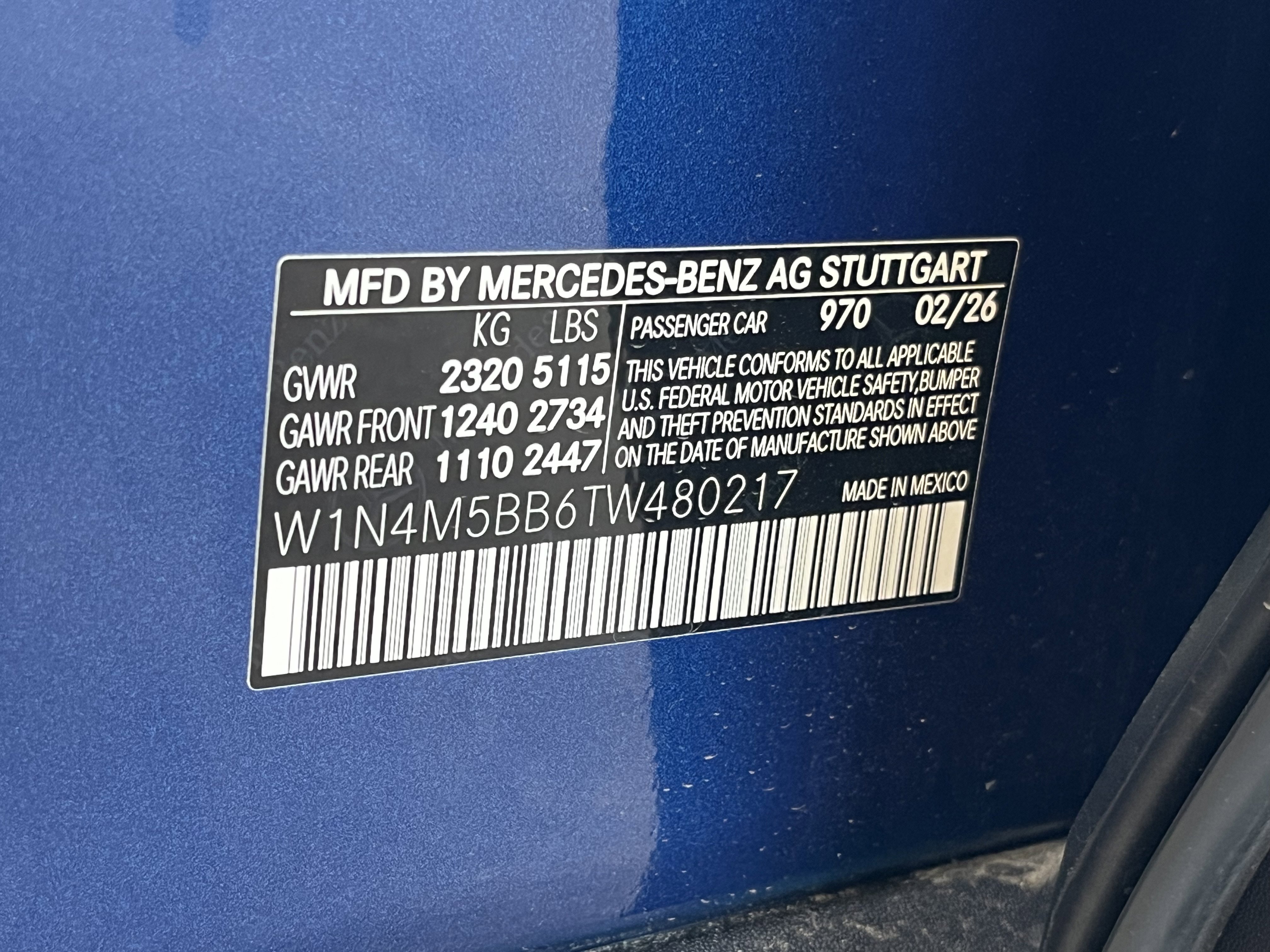 New 2026 Starling Blue Metallic Mercedes-Benz AMG® GLB 35 image 30