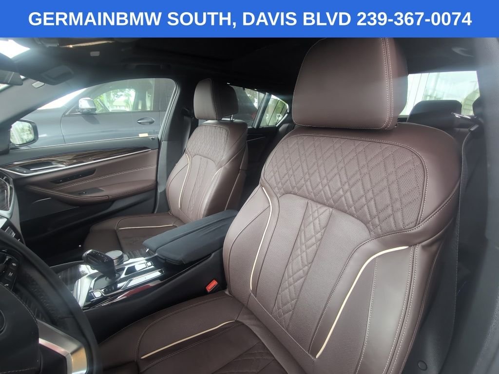 Certified Used 2023 Mineral White Metallic BMW 540i xDrive image 8
