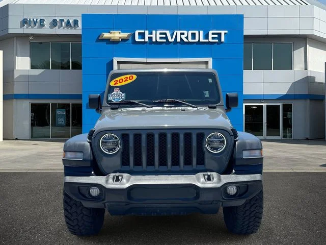 Used 2020 Gray Jeep Unlimited Sport S image 2