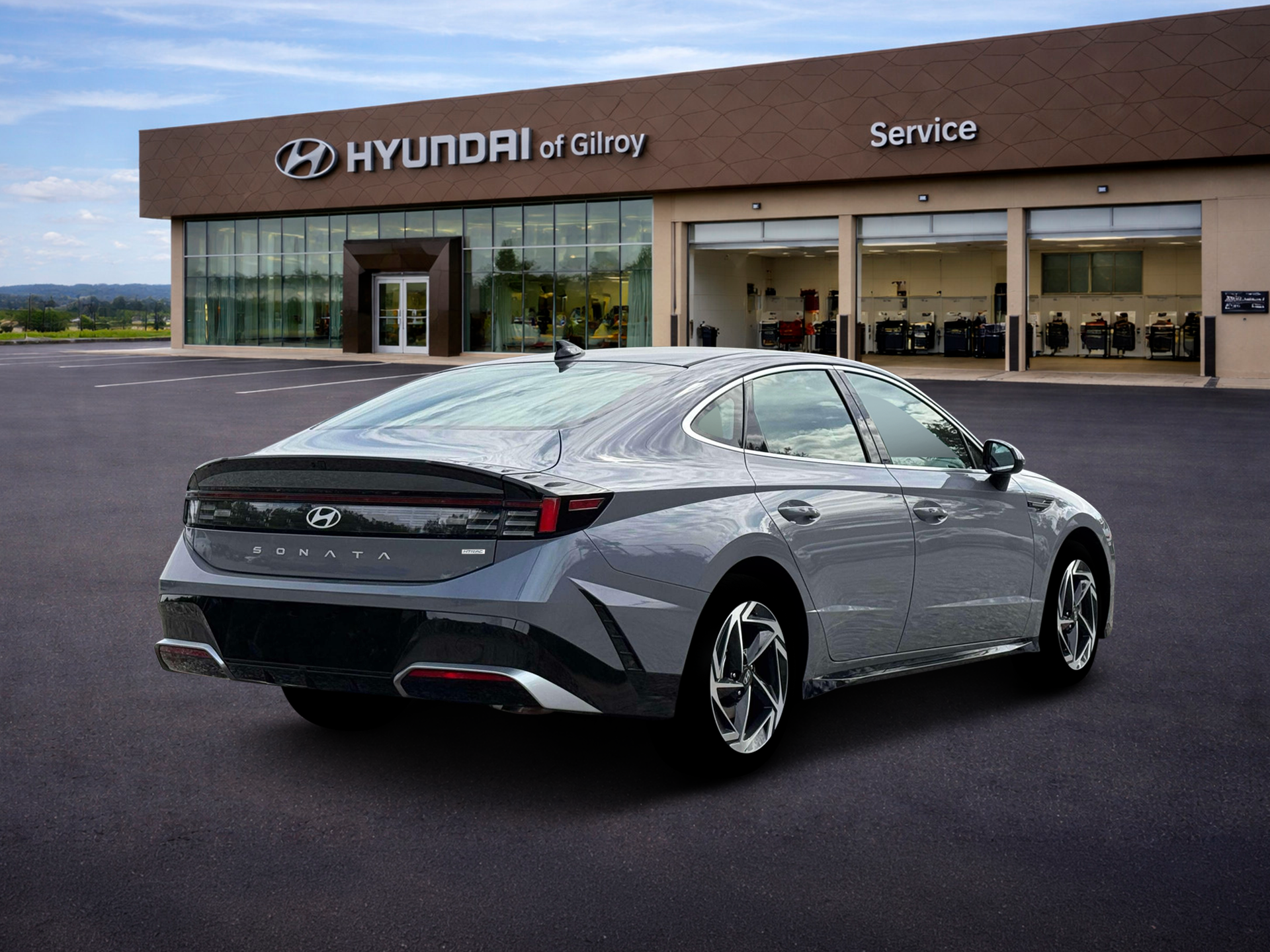 New 2026 Blue Hyundai SEL Sport image 8