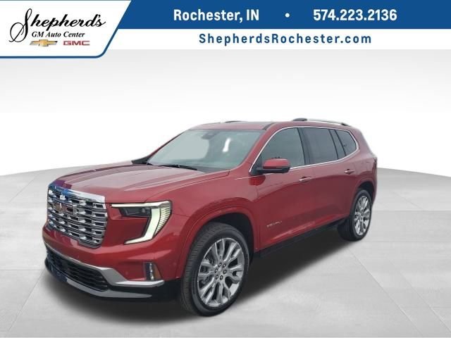 Volcanic Red Tintcoat 2025 GMC Acadia Denali FWD SUV / Crossover Front-Wheel Drive Automatic
