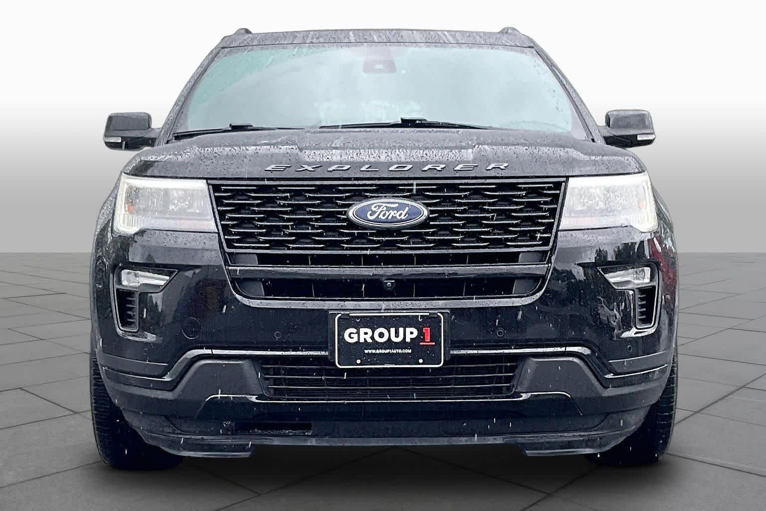 Used 2018 Shadow Black Ford Sport image 3