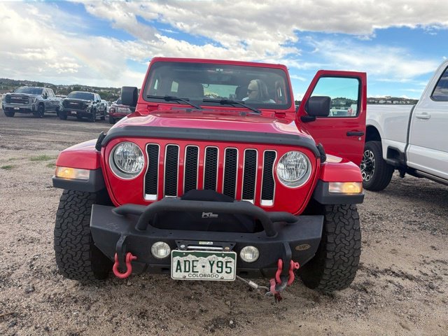 Used 2018 Firecracker Red Clearcoat Jeep Unlimited Sahara image 2