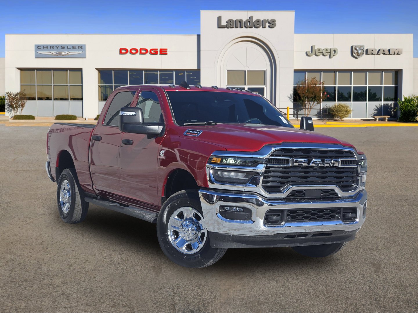 New 2026 Molten Red Pearl-Coat Exterior Paint RAM Tradesman image 1