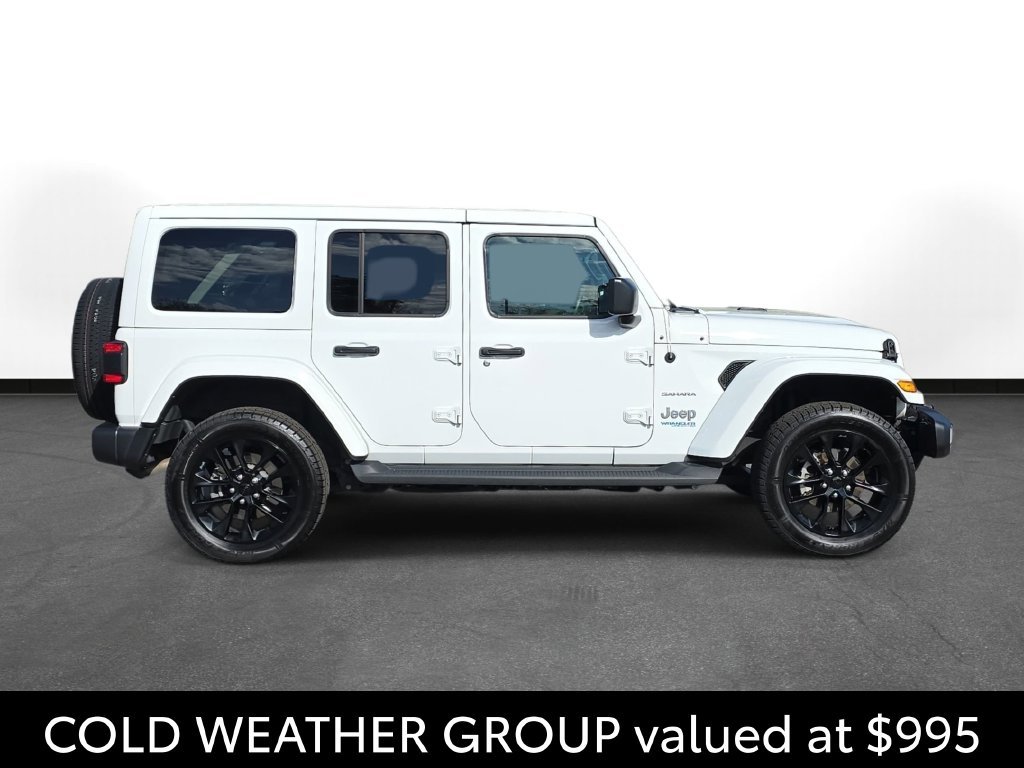 Used 2021 White Jeep Unlimited Sahara 4xe image 5