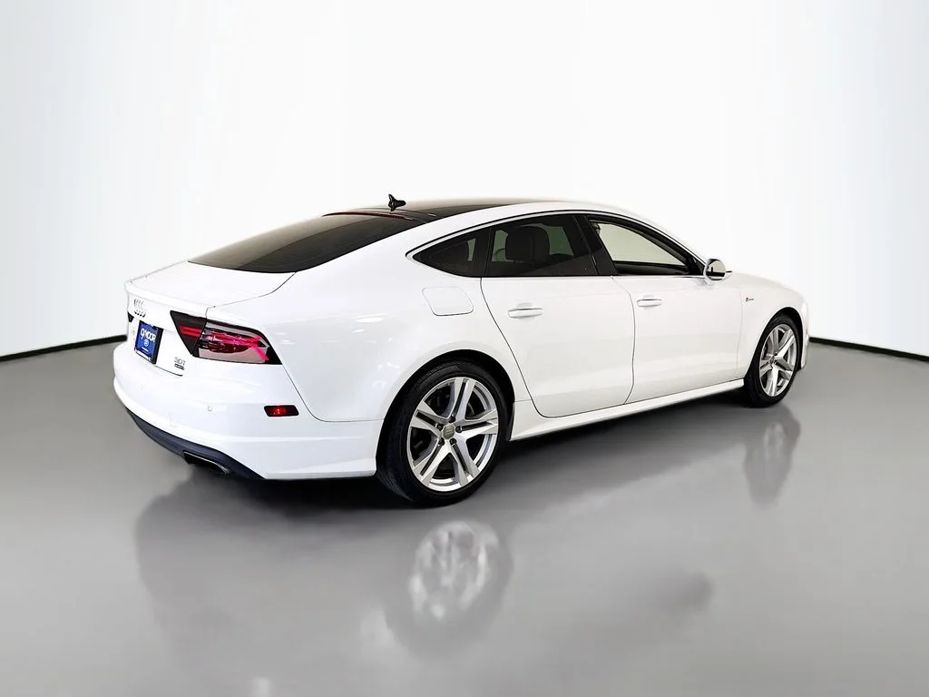 Used 2017 Glacier White Metallic Audi Premium Plus image 7