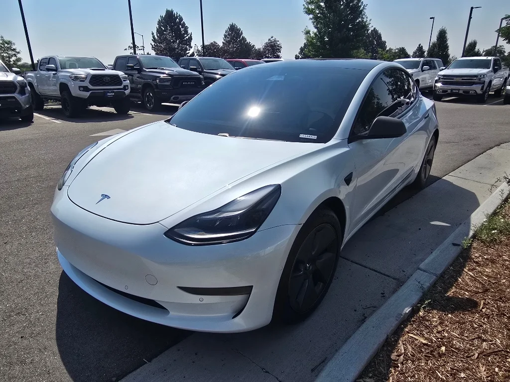Used 2021 Tesla Model 3 Base with VIN 5YJ3E1EA5MF908599 for sale in Yuma, CO