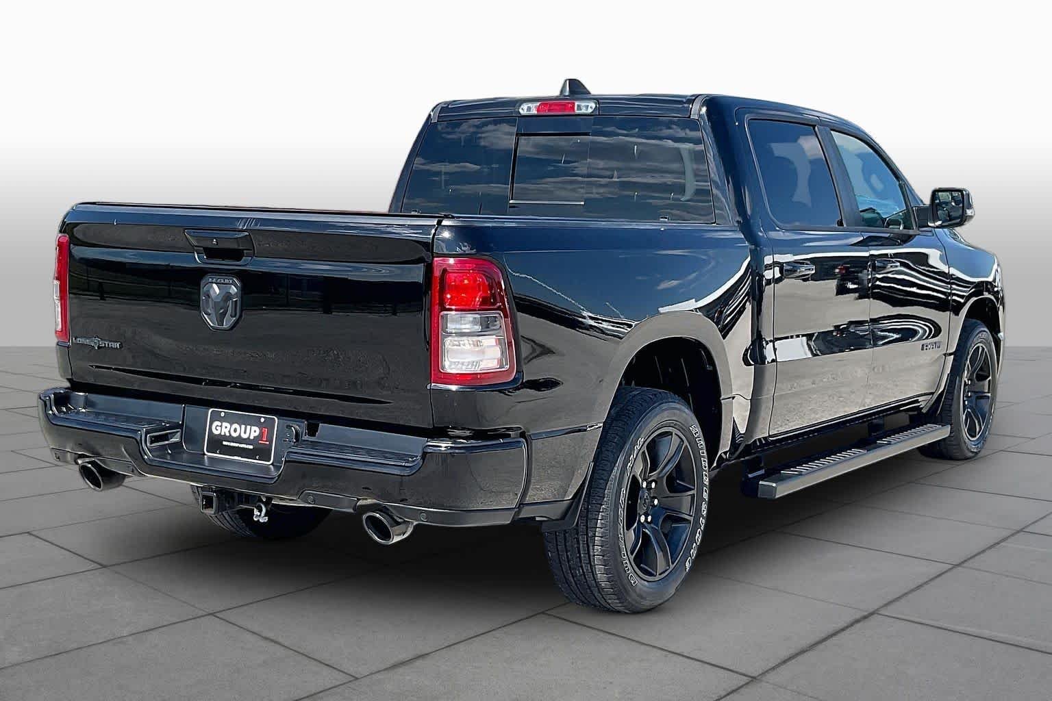 Used 2024 Diamond Black Crystal Pearlcoat Ram Lone Star image 13