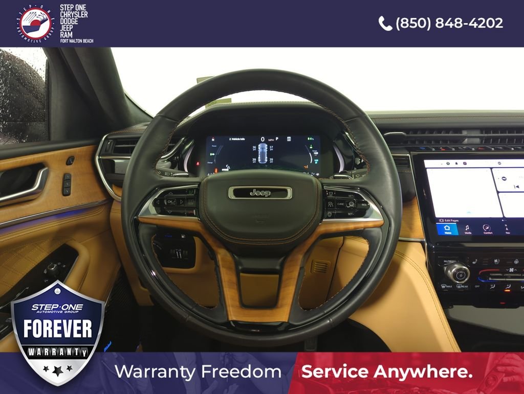 Used 2023 White Jeep Summit Reserve 4xe image 16