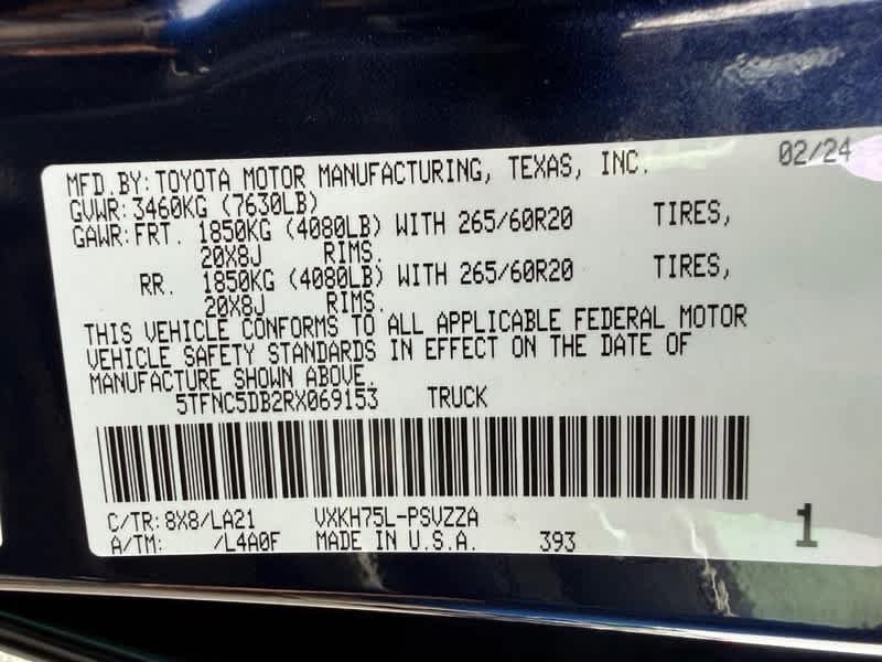 Used 2024 Blueprint Toyota Platinum Hybrid image 26