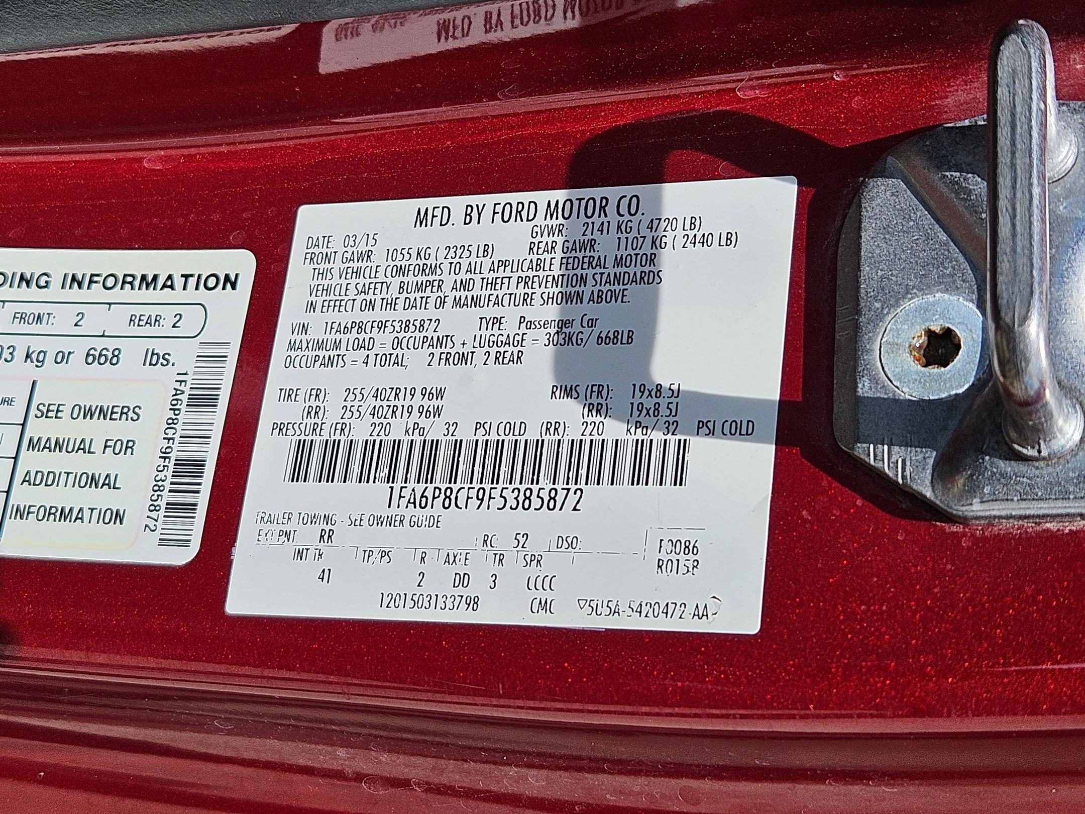 Used 2015 Race Red Ford GT Premium image 29