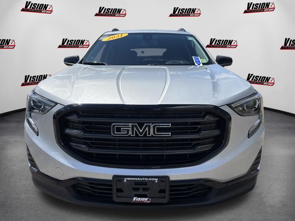 Used 2021 GMC Terrain SLE with VIN 3GKALTEV0ML382707 for sale in Canandaigua, NY