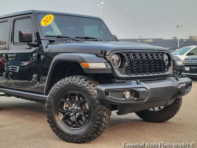 Certified Used 2024 Black Jeep Sport image 2