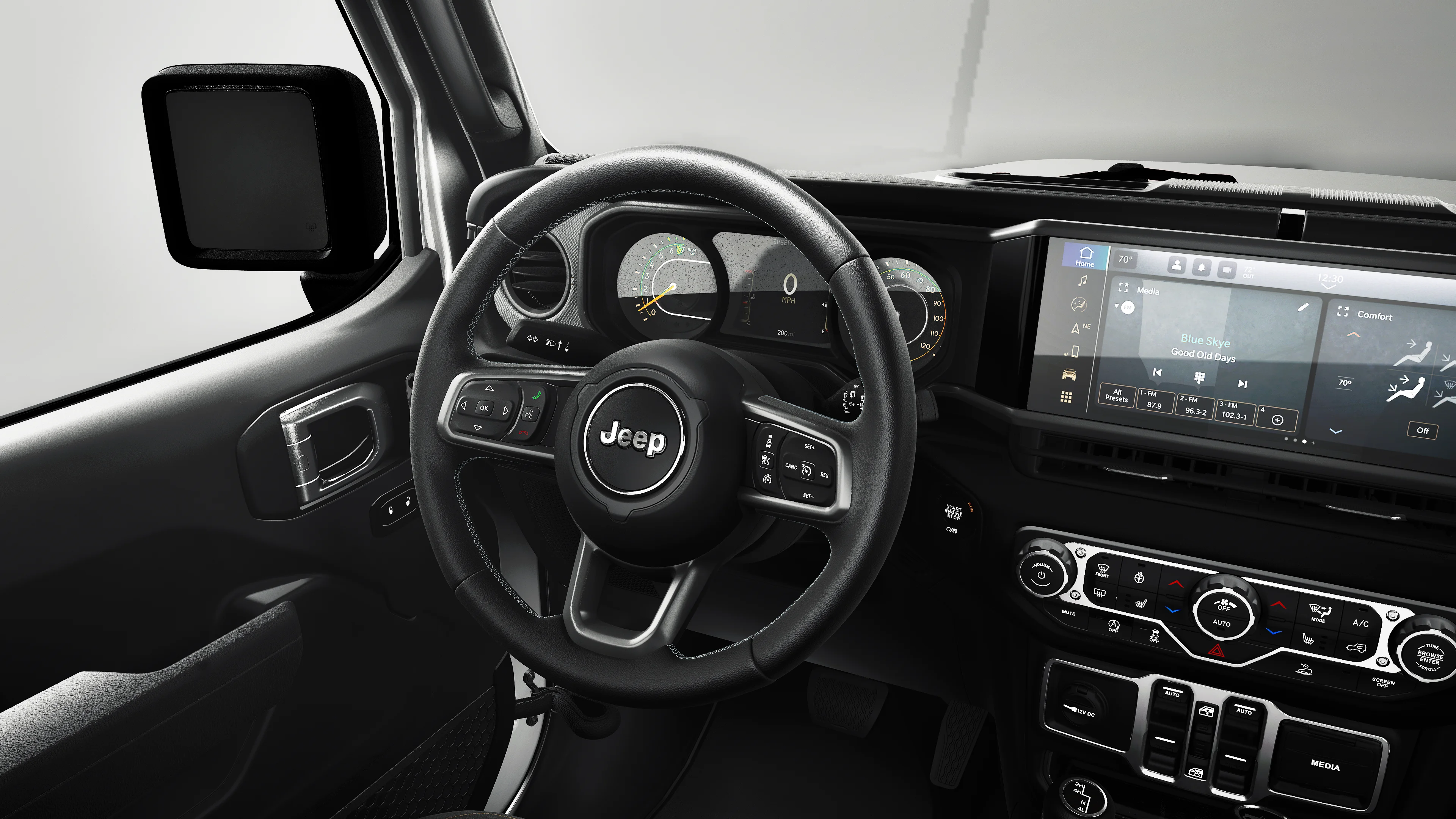 New 2027 Bright White Clear-Coat Paint Jeep  image 9
