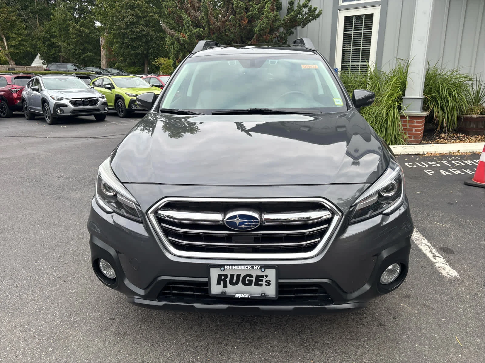Used 2018 Magnetite Gray Metallic Subaru Limited image 8