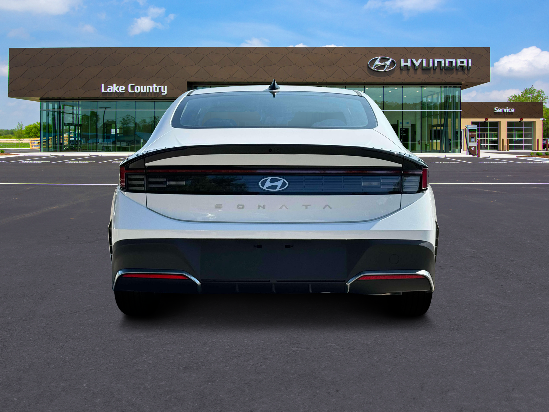 New 2025 White Hyundai SE image 6