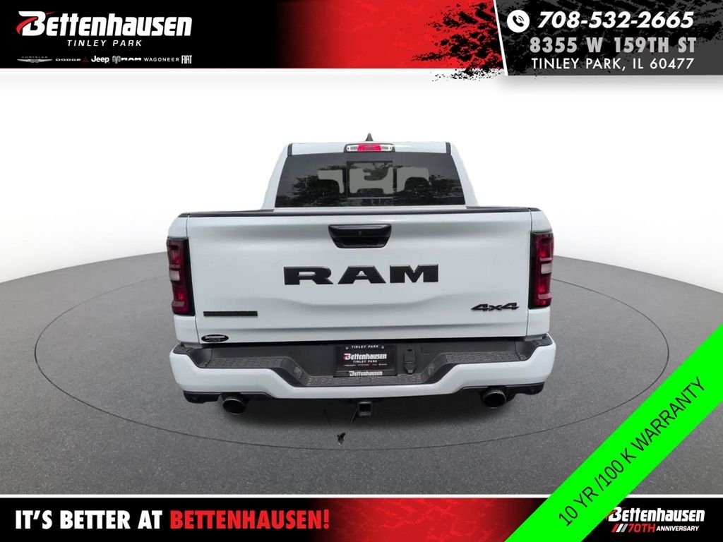New 2026 Bright White Clear-Coat Exterior Paint RAM Big Horn/Lone Star image 8