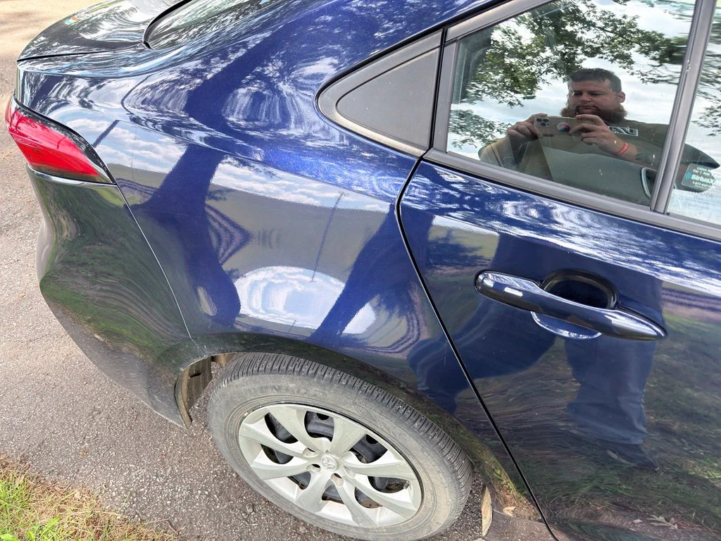 Used 2024 Blue Toyota LE image 10