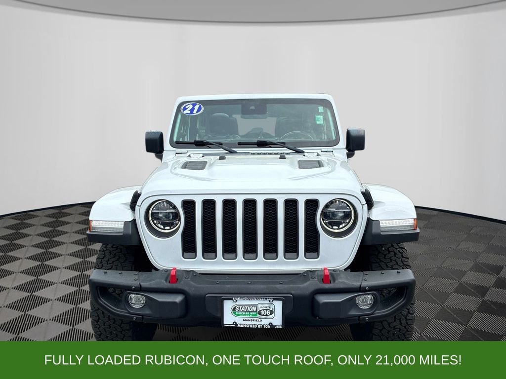 Used 2021 White Jeep Unlimited Rubicon image 2