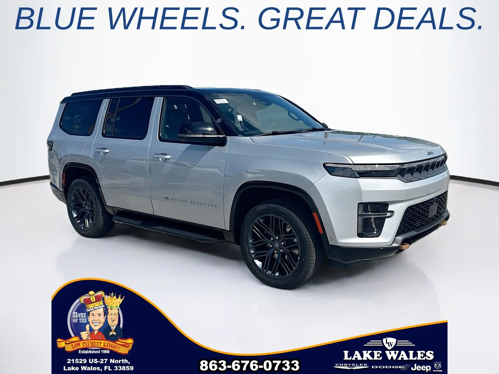 New 2026 Silver-Zynith Exterior Paint Jeep Grand Wagoneer image 1
