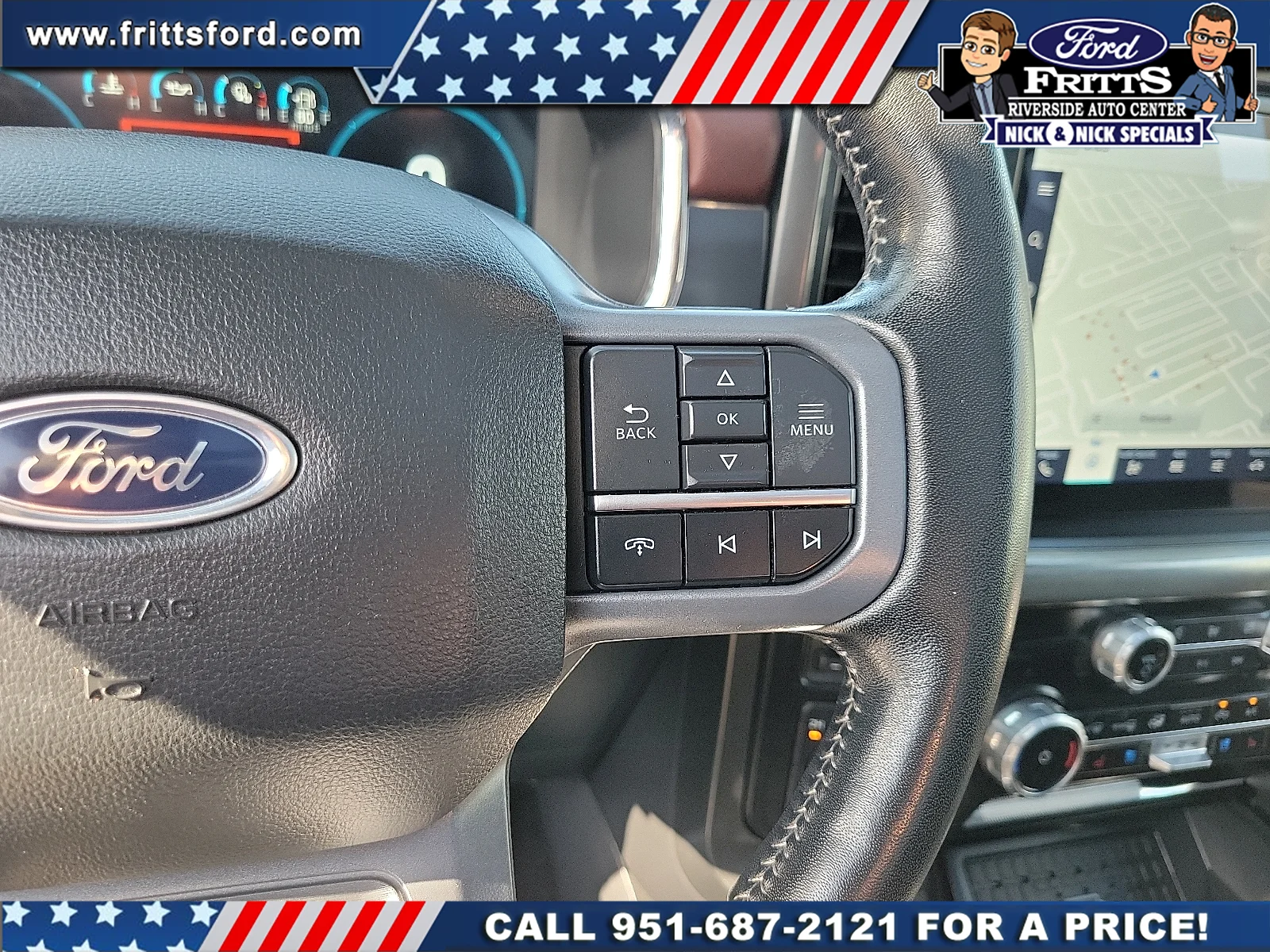 Certified Used 2023 Blue Metallic Ford LARIAT image 7