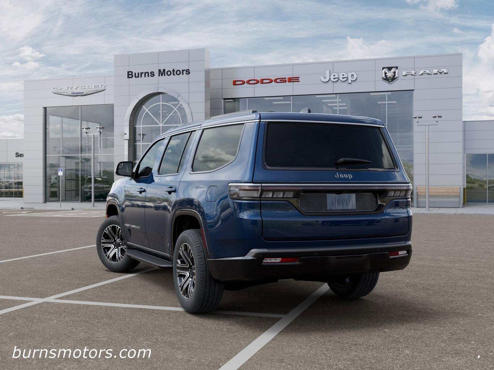 New 2026 Fathom Blue Pearl-Coat Exterior Paint (Late Availability) Jeep 4x2 image 3