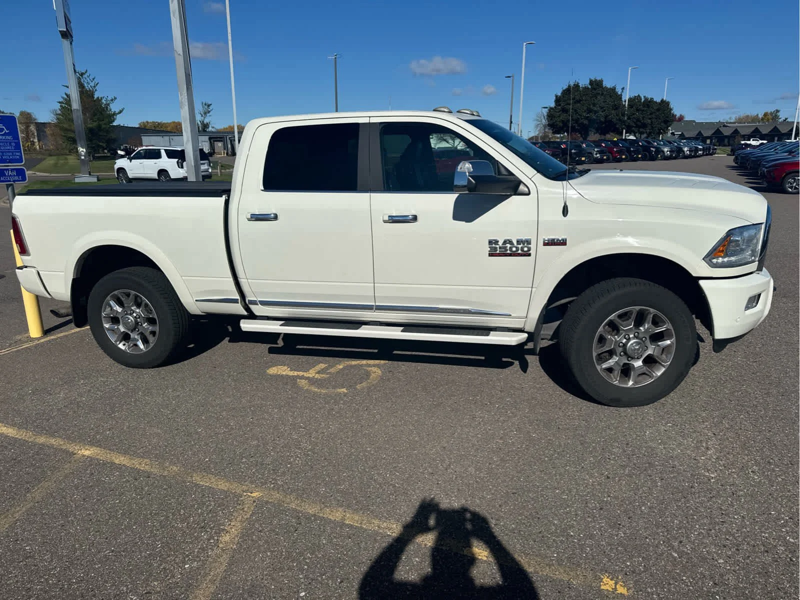 Used 2018 Pearl White Ram Limited image 5