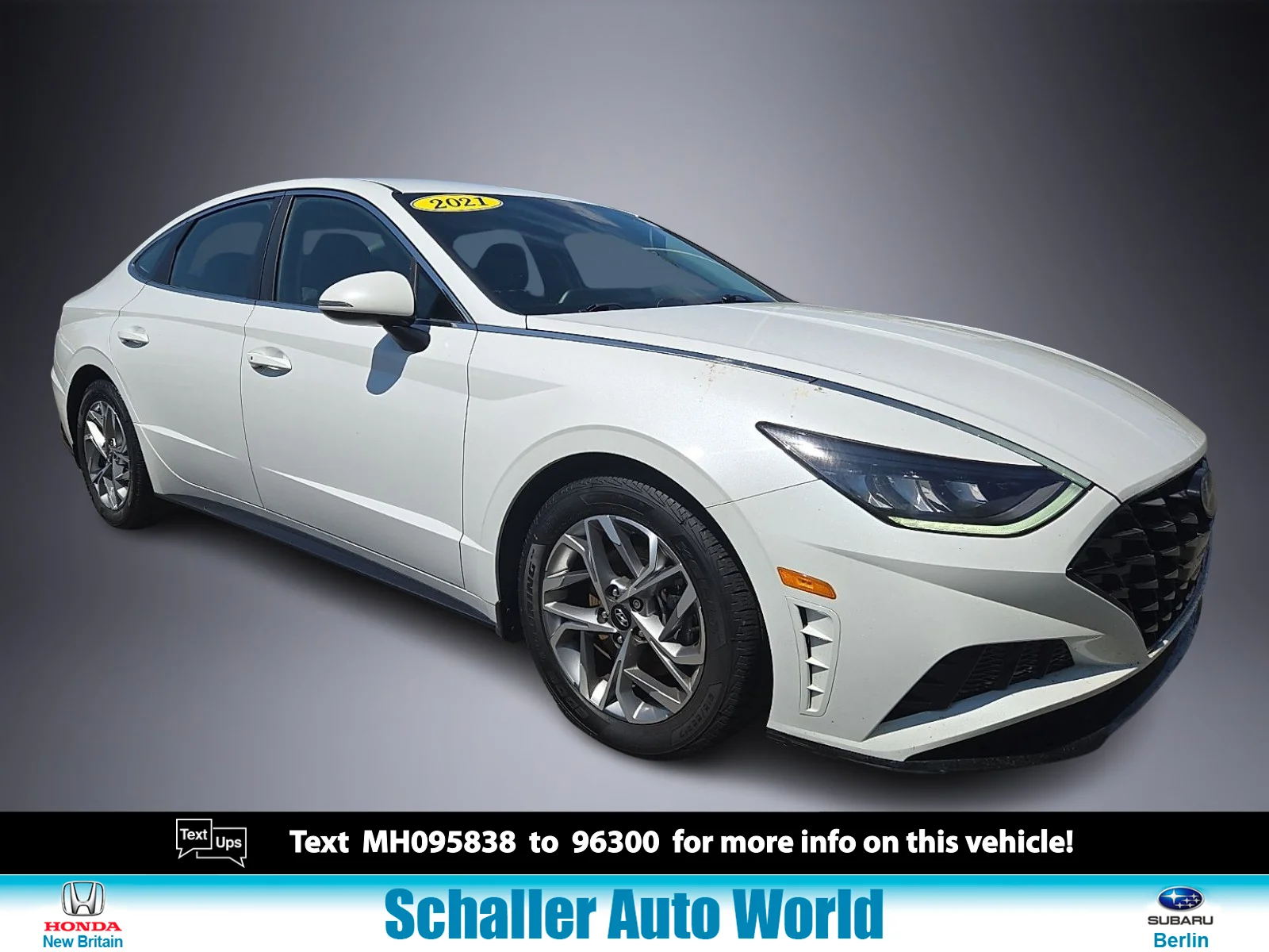 Used 2021 Quartz White - WW8 Hyundai SEL image 1