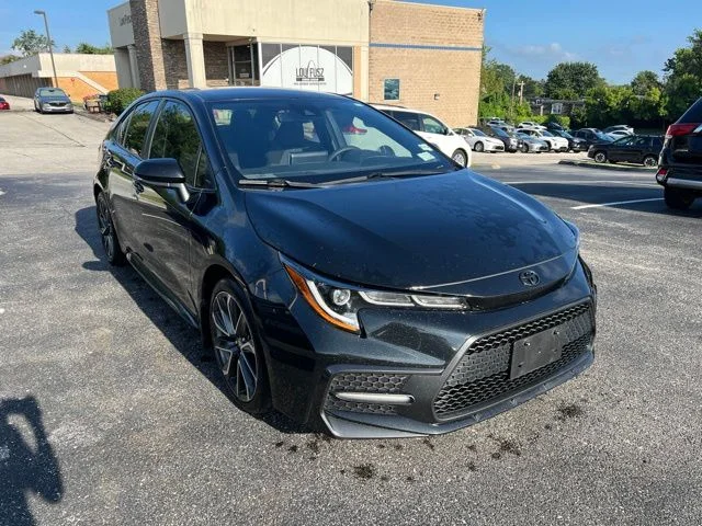 Used 2021 Black Toyota SE image 1