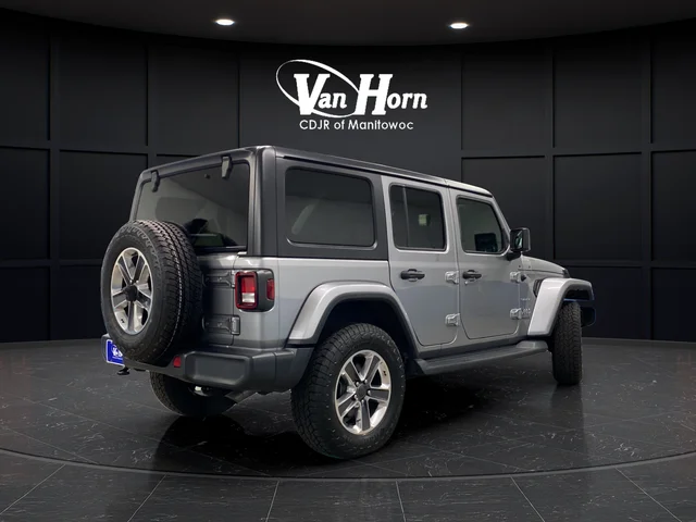 Used 2020 Billet Silver Metallic Jeep Unlimited Sahara image 7