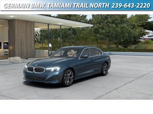 New 2026 Blue Metallic BMW 330i image 1