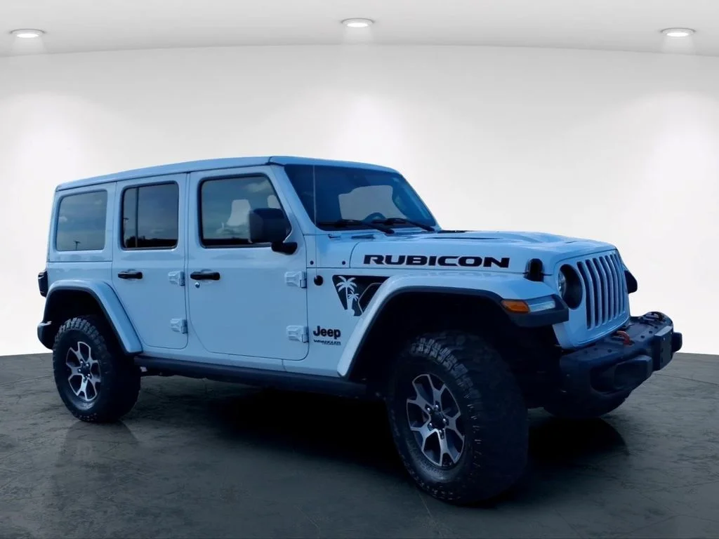 Used 2020 White Jeep Unlimited Rubicon image 5